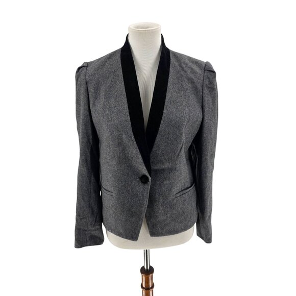 Donnybrook Jackets & Blazers - Donnybrook Womens Wool Blend Blazer Jacket Size 11/12 Gray